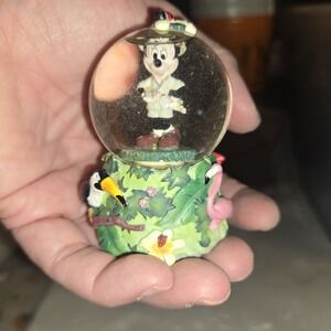Disney Animal Kingdom Minnie Mouse Mini Snowglobe